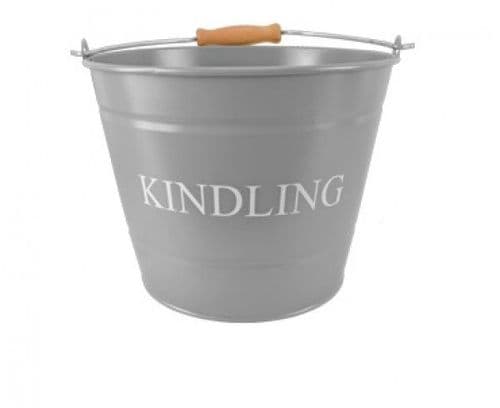 Manor Kindling Bucket (Large Grey) - 1630346