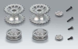 Taigen Late pattern sprocket and idler wheels for Heng Long Tiger 1