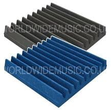 30 X 30 X 5cm Foam Acoustic Tiles (Pack of 16 Tiles) - Choice of Blue or Grey