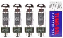 A Matched set of four (4) Tung-Sol EL34B Power Vacuum Tubes / Valves
