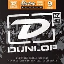 DUNLOP ELECTRIC GUITAR STRINGS LIGHT 9-42