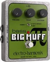 Electro Harmonix Bass Big Muff Distortion Sustain Pedal Stomp Box