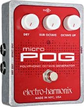Electro Harmonix Micro Pog Polyphonic Octave Generator Guitar Pedal Stomp Box