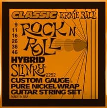Ernie Ball 2252 Classic Rock n Roll Hybrid Slinky Guitar strings