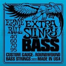 ERNIE BALL EXTRA SLINKY NICKEL ROUNDWOUND BASS GUITAR STRINGS