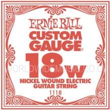Ernie Ball Slinky Strings - Single WOUND Guitar Strings - Gauges  .018 - .062