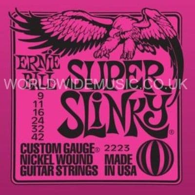 Ernie Ball Super Slinky Nickel Wound Guitar Strings