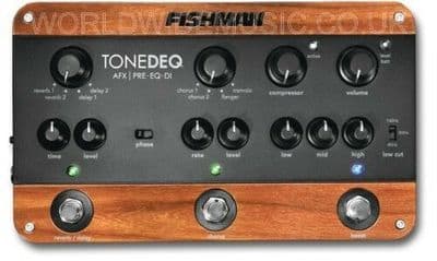 Fishman TONEDEQ Acoustic Instrument Preamp, EQ, Digital Effects and D.I. Box