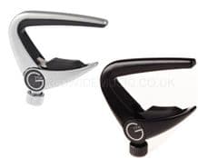 G7th Newport Capo For 6 String Guitar. Choice of Silver or Black - Lightweight
