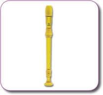 HORNBY YELLOW C DESCANT RECORDER Perfect for beginners