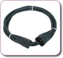 IEC-IEC Hot Cold Extension Lead Cable 0.5 metres