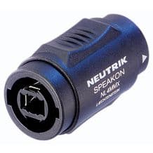Neutrik NL4MMX 4 Pole 2 Pole Male-Male Speakon Coupler