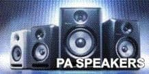 PA SPEAKERS