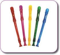 PACK OF 5 COLOURED HORNBY 'C' DESCANT RECORDERS