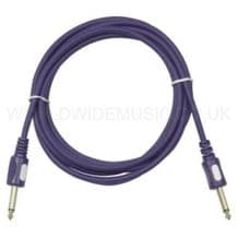 Professional Quality Guitar Lead Cable with Straight Jack Plugs - 6 metres