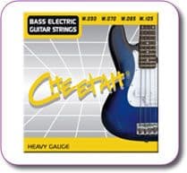 Set of 4 Bass Guitar Strings Heavy Gauge 050-105