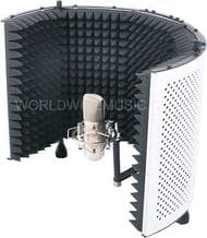 SoundLab Studio Microphone Adjustable Reflection Screen / Vocal Isolation Booth