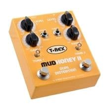 T Rex Mudhoney II Dual Distortion Guitar FX Pedal / Stomp Box