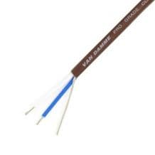 Van Damme Pro Grade Classic XKE 1 Pair Install Cable  - BROWN