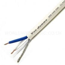 Van Damme Tour Grade Classic XKE Starquad Microphone Cable - WHITE